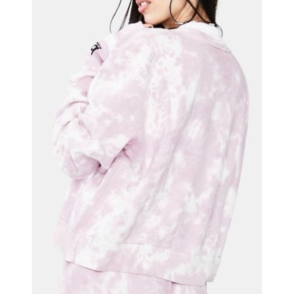 NWOT BSR By Samii Ryan Sensitive Tie Dye Crop Sweatshirt - Picture 2 of 7